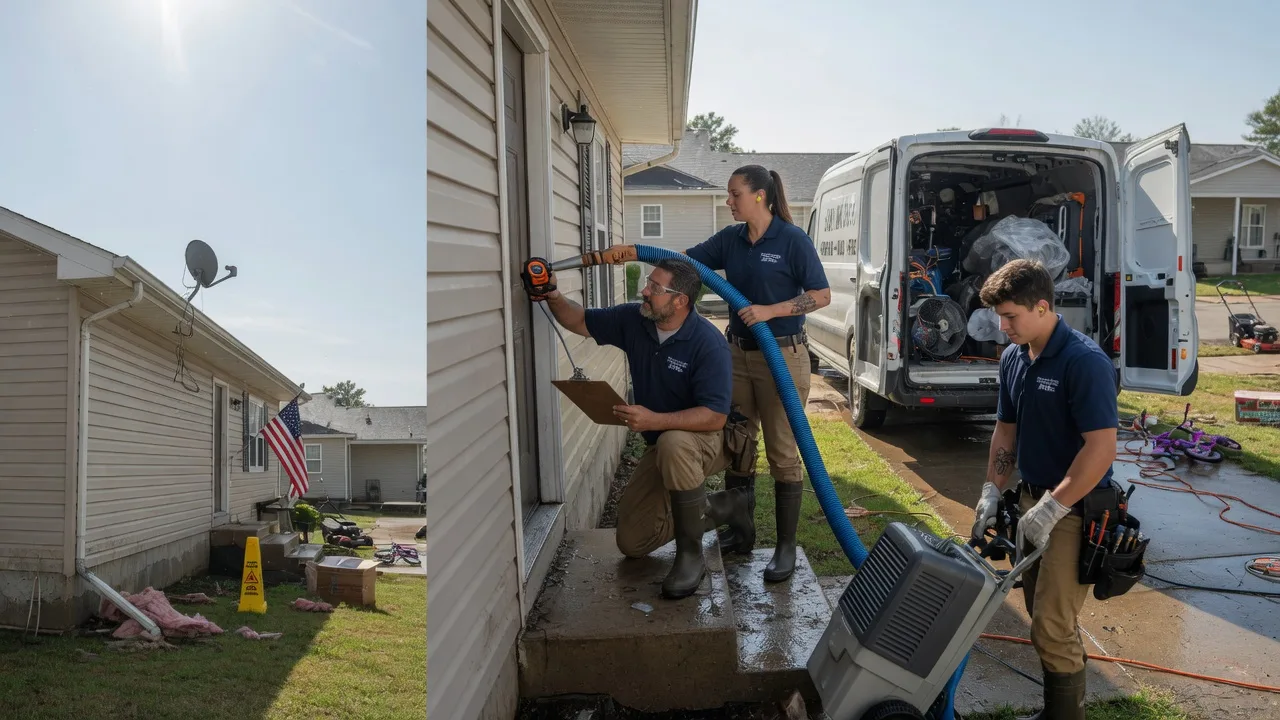 Ceiling Water Damage Restoration in Concord, MI near me